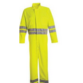 Hi Visibility Yellow Zip Front Coveralls Class 3 Level 2